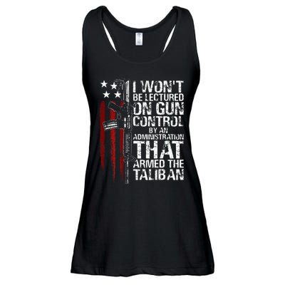 I Wont Be Lectured On Gun Control By An Administration Ladies Essential Flowy Tank