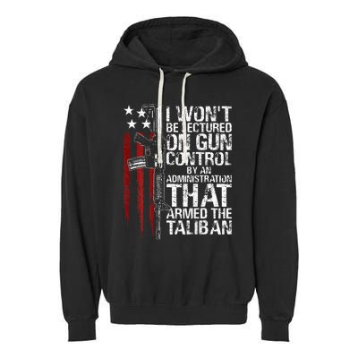 I WonT Be Lectured On Gun Control By An Administration Garment-Dyed Fleece Hoodie