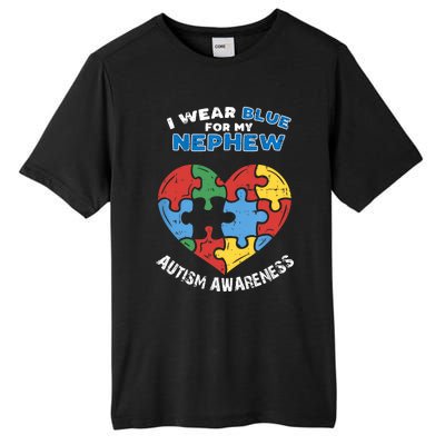 I Wear Blue For My Nephew Tall Fusion ChromaSoft Performance T-Shirt