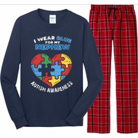 I Wear Blue For My Nephew Long Sleeve Pajama Set