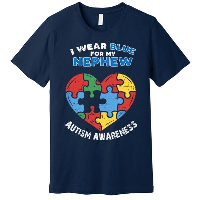 I Wear Blue For My Nephew Premium T-Shirt