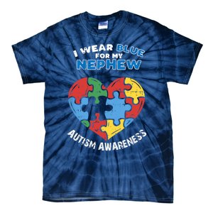 I Wear Blue For My Nephew Tie-Dye T-Shirt