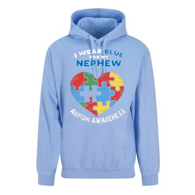 I Wear Blue For My Nephew Unisex Surf Hoodie