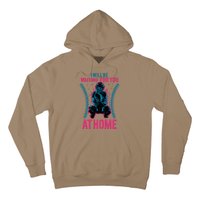 I Will Be Waiting For You At Home Softball Catcher Tee Hoodie