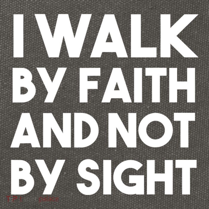 I Walk By Faith And Not By Sight Christian Jesus Cotton Canvas Backpack