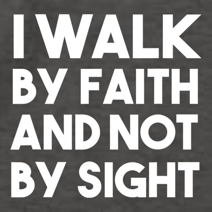 I Walk By Faith And Not By Sight Christian Jesus Vector Backpack