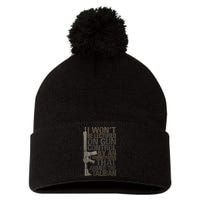 I Won't Be Lectured On Gun Control By An Administration Gun Control Guns Rights Pom Pom 12in Knit Beanie