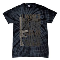 I Won't Be Lectured On Gun Control By An Administration Gun Control Guns Rights Tie-Dye T-Shirt