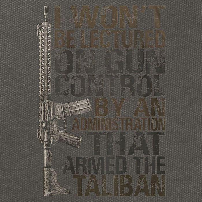 I Won't Be Lectured On Gun Control By An Administration Gun Control Guns Rights Cotton Canvas Backpack