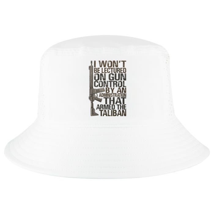 I Won't Be Lectured On Gun Control By An Administration Gun Control Guns Rights Cool Comfort Performance Bucket Hat