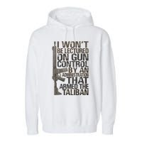 I Won't Be Lectured On Gun Control By An Administration Gun Control Guns Rights Garment-Dyed Fleece Hoodie