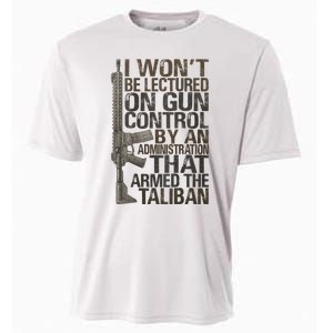 I Won't Be Lectured On Gun Control By An Administration Gun Control Guns Rights Cooling Performance Crew T-Shirt