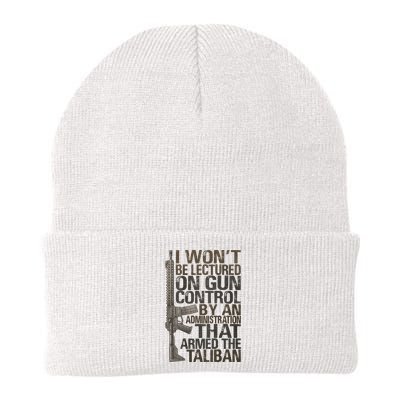 I Won't Be Lectured On Gun Control By An Administration Gun Control Guns Rights Beanie