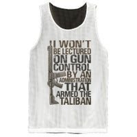 I Won't Be Lectured On Gun Control By An Administration Gun Control Guns Rights Mesh Reversible Basketball Jersey Tank