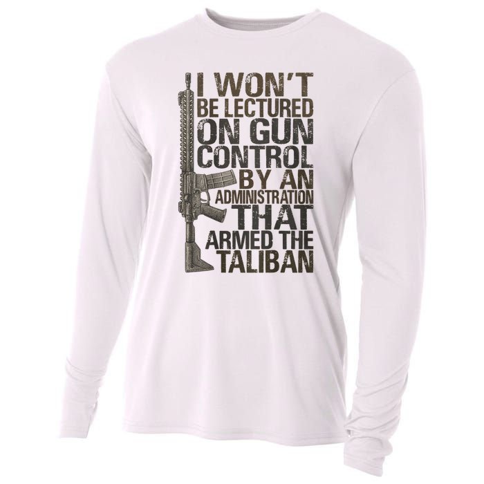 I Won't Be Lectured On Gun Control By An Administration Gun Control Guns Rights Cooling Performance Long Sleeve Crew