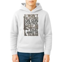 I Won't Be Lectured On Gun Control By An Administration Gun Control Guns Rights Kids Hoodie