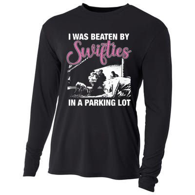 I Was Beaten By In A Parking Lot Cooling Performance Long Sleeve Crew