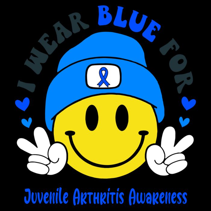 I Wear Blue For Juvenile Arthritis Awareness Funny Gift Backpack