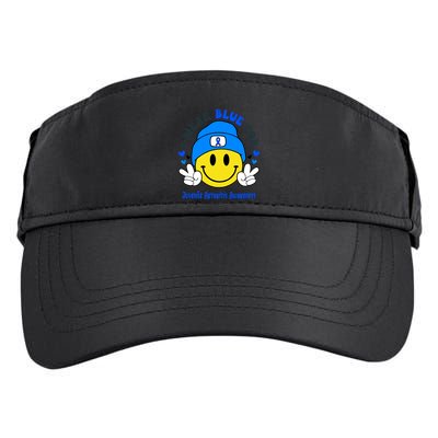 I Wear Blue For Juvenile Arthritis Awareness Funny Gift Adult Drive Performance Visor