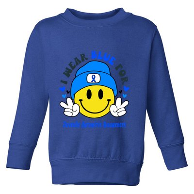 I Wear Blue For Juvenile Arthritis Awareness Funny Gift Toddler Sweatshirt