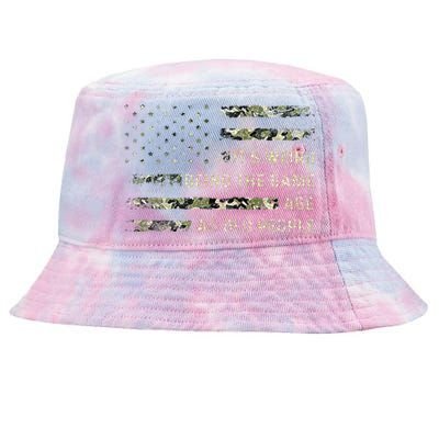 Its Weird Being The Same Age As Old People American Flag Tie-Dyed Bucket Hat