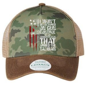 I Wont Be Lectured On Gun Control By An Administration Legacy Tie Dye Trucker Hat