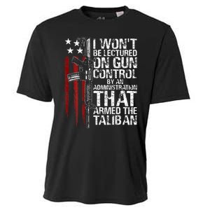 I Wont Be Lectured On Gun Control By An Administration Cooling Performance Crew T-Shirt