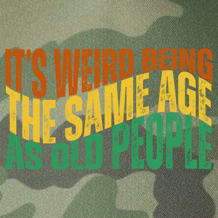 Its Weird Being The Same Age As Old People Retro Funny Legacy Tie Dye Trucker Hat