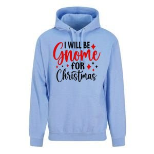 I Will Be Gnome For Christmas Unisex Surf Hoodie