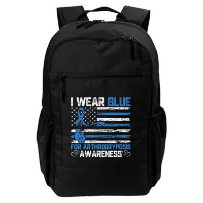 I Wear Blue For Arthrogryposis Awareness Month Backpack