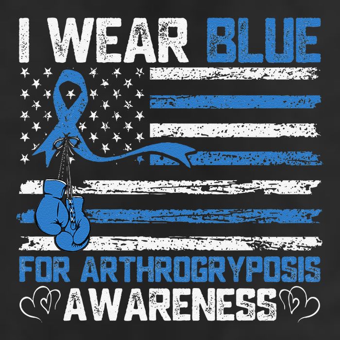 I Wear Blue For Arthrogryposis Awareness Month Hat