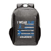 I Wear Blue For Arthrogryposis Awareness Month Vector Backpack