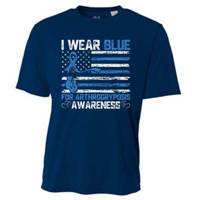 I Wear Blue For Arthrogryposis Awareness Month Cooling Performance Crew T-Shirt