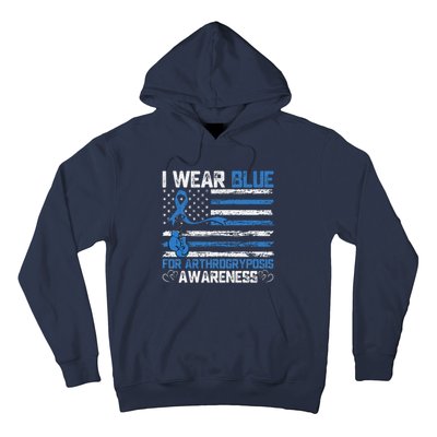 I Wear Blue For Arthrogryposis Awareness Month Hoodie