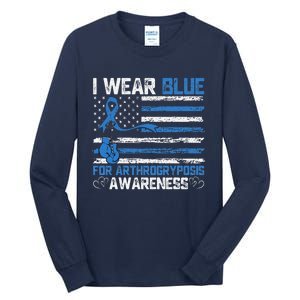 I Wear Blue For Arthrogryposis Awareness Month Tall Long Sleeve T-Shirt