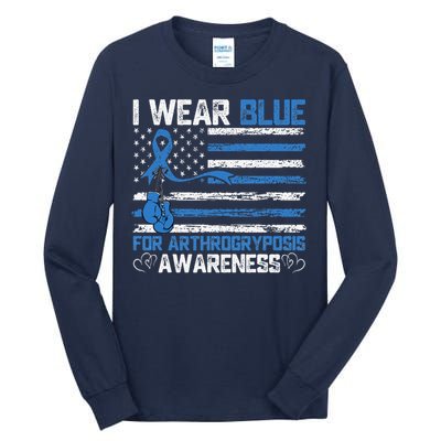 I Wear Blue For Arthrogryposis Awareness Month Tall Long Sleeve T-Shirt