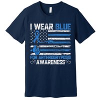 I Wear Blue For Arthrogryposis Awareness Month Premium T-Shirt