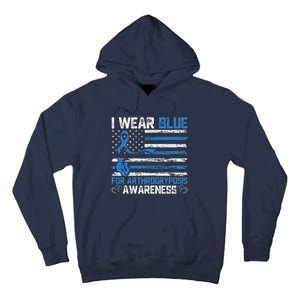 I Wear Blue For Arthrogryposis Awareness Month Tall Hoodie