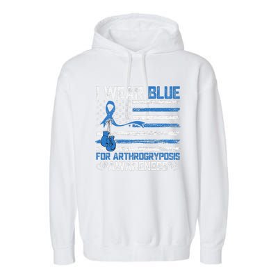 I Wear Blue For Arthrogryposis Awareness Month Garment-Dyed Fleece Hoodie