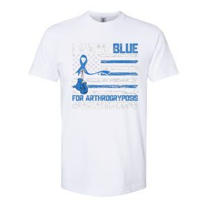 I Wear Blue For Arthrogryposis Awareness Month Softstyle CVC T-Shirt