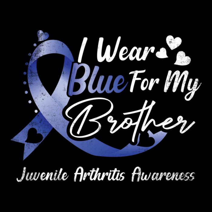 I Wear Blue For My Brother Juvenile Arthritis Awareness Great Gift Bucket Hat
