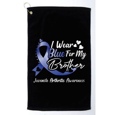 I Wear Blue For My Brother Juvenile Arthritis Awareness Great Gift Golf Towel