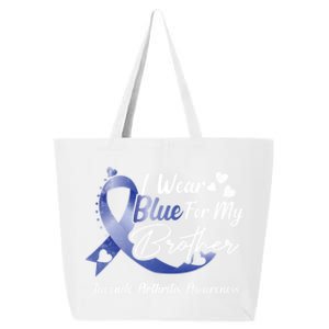 I Wear Blue For My Brother Juvenile Arthritis Awareness Great Gift 25L Jumbo Tote