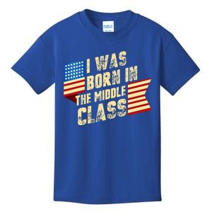 I Was Born In The Middle Class Trump 2024 Kids T-Shirt