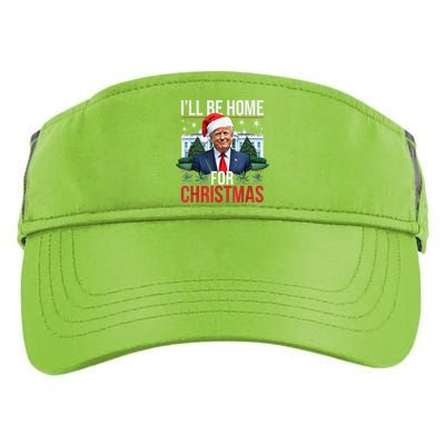 I Will Be Home For Christmas Funny Trump Gift Adult Drive Performance Visor