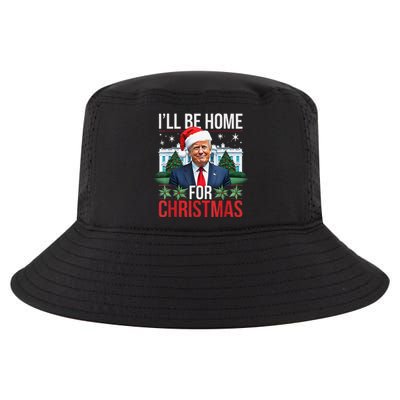 I Will Be Home For Christmas Funny Trump Gift Cool Comfort Performance Bucket Hat