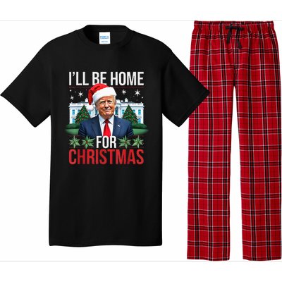 I Will Be Home For Christmas Funny Trump Pajama Set