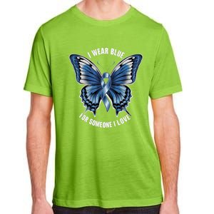 I Wear Blue For Juvenile Arthritis Awareness Butterfly Ribbo Gift Adult ChromaSoft Performance T-Shirt