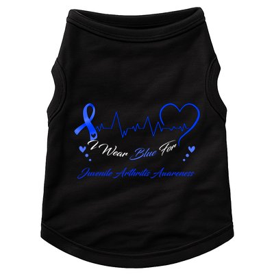 I Wear Blue For Juvenile Arthritis Awareness Cute Gift Doggie Tank