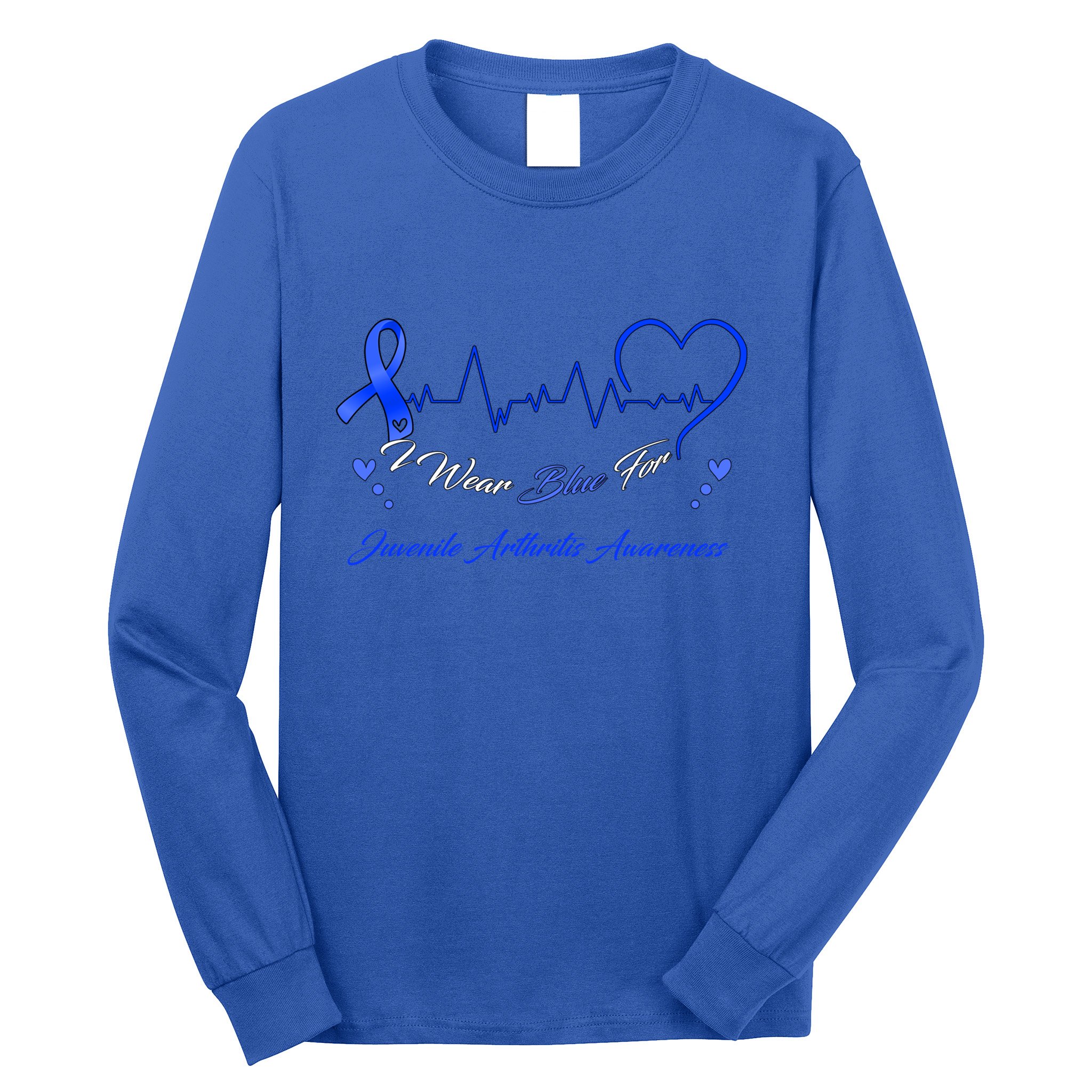 I Wear Blue For Juvenile Arthritis Awareness Cute Gift Long Sleeve Shirt